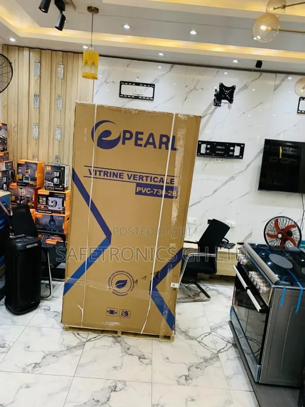 Accurate Pearl 610liters Double Door Display Fridge Cooler PVC-730-2b · Photo 1
