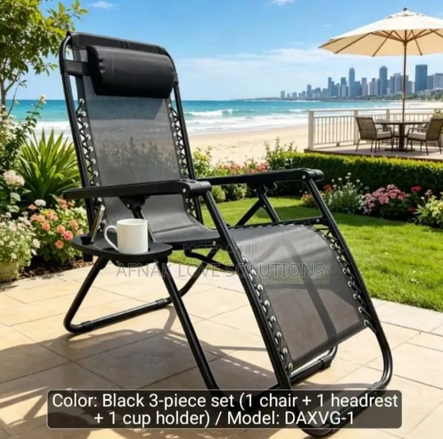 Premium Lounge Lazy Chair With Cup Holder · Photo 1