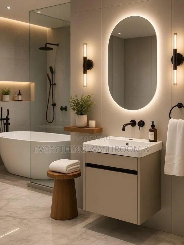 Cabinet Basin With LED Mirror(40cm) · Photo 1