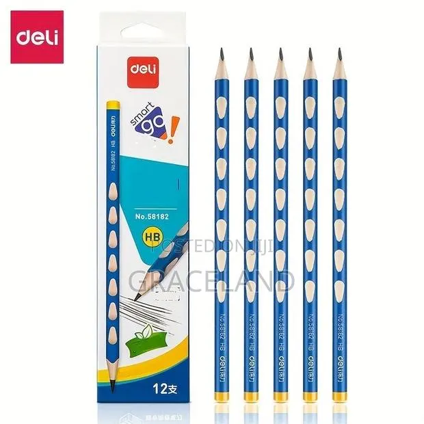 Original Deli Jumbo Groove Graphite Pencil (12 Per Box) · Photo 1