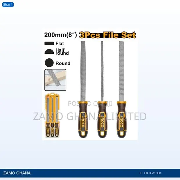 3 PCS Wood File - Hktfw0308 · Photo 1