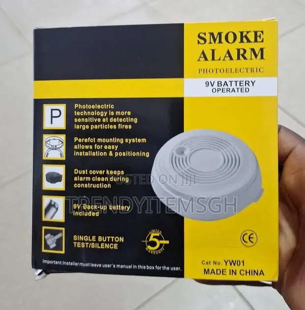Photoelectric Smoke Alarm – 9V Battery Operated · Photo 2