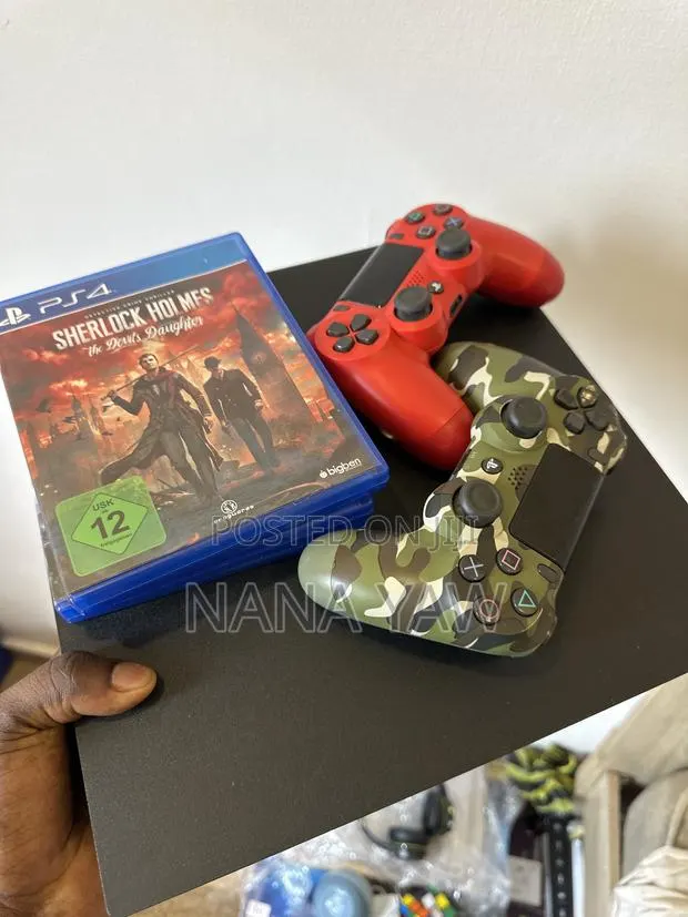PS4 Pro 1TB With 2 Original Controllers · Photo 1