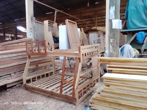 Single and Double Size Bunk Bed Mansonia · Photo 1