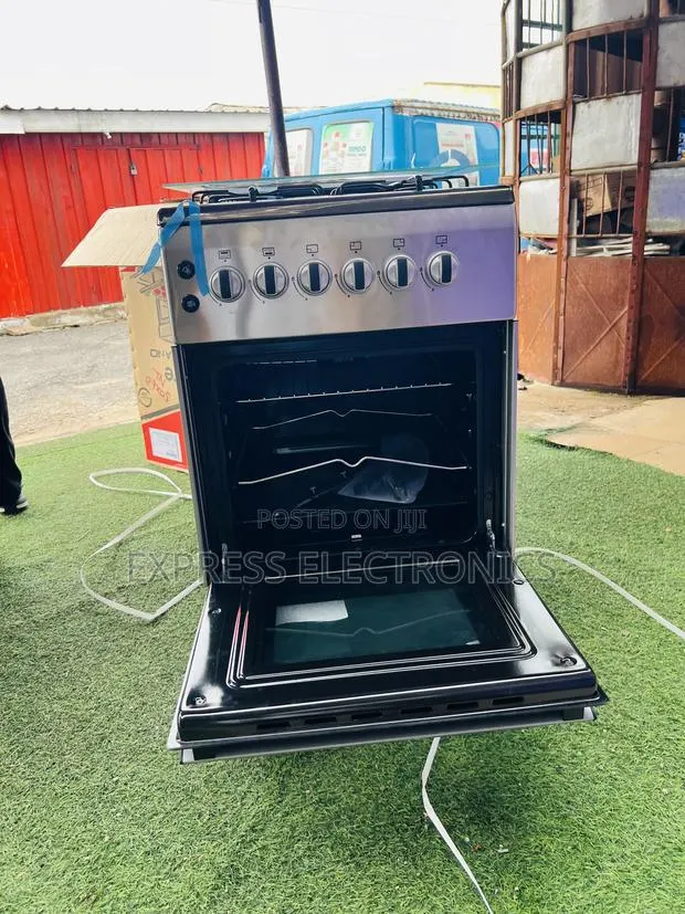 Ultra Modern Sleek Sliver New Line Gas Cooker Oven 4b 50/60 · Photo 1