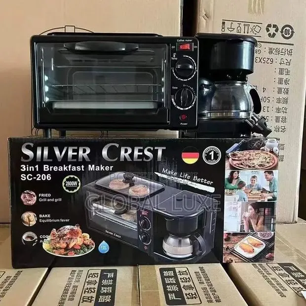 3-in-1 Breakfast Maker – Sandwich, Toast & Egg Maker · Photo 1