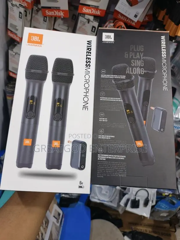 JBL Wireless Microphone Set (2-Pack With Wireless Dongle Receiver) · Photo 1