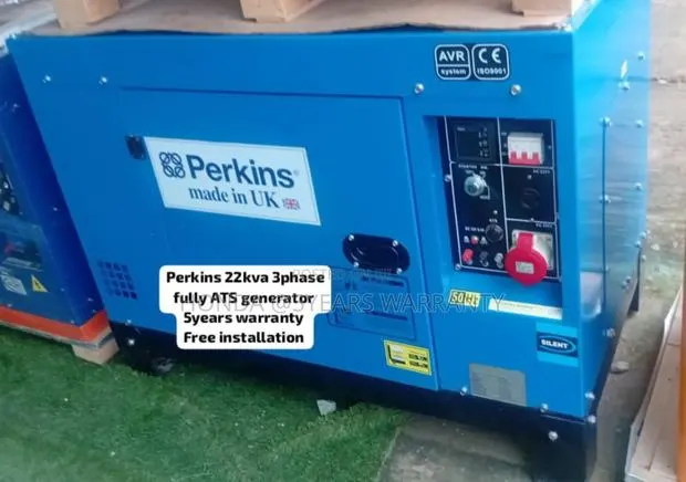 Potable Power Station Perkins 22kva 3phase Diesel Generator · Photo 1