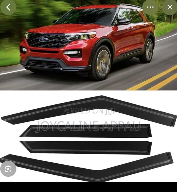 Ford Explorer 2013 to 2023 Door Window Shade Visor/Rain Guard · Photo 1