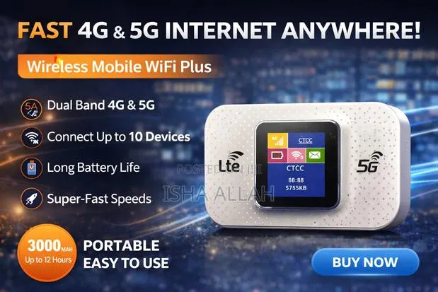 Pocketnet Pro 5g – Wireless Wifi Anywhere · Photo 1