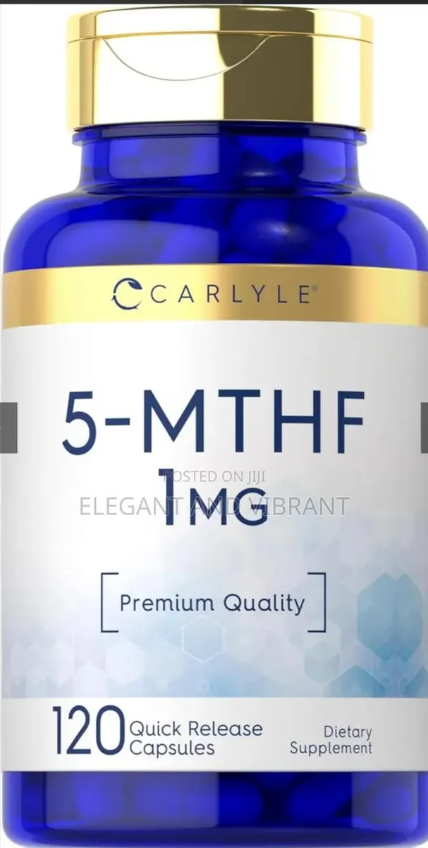 Mthf L Methylfolate 1mg | 120 Capsules | · Photo 1