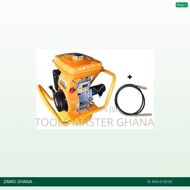 Exen Concrete Vibrator Robin Engine Ey20 + Hose Bve-Ey20 - Bve-Ey20-Ce · Photo 1