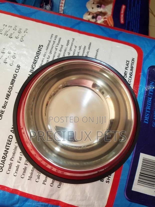 Small Size Puppy Feeding Steel Bowl · Photo 2