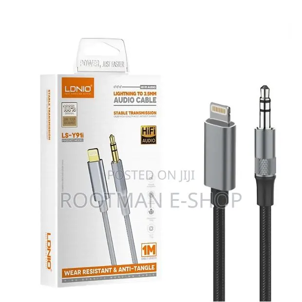 Ldnio Lsy91i Lightning to 3.5mm Audio Cable · Photo 1