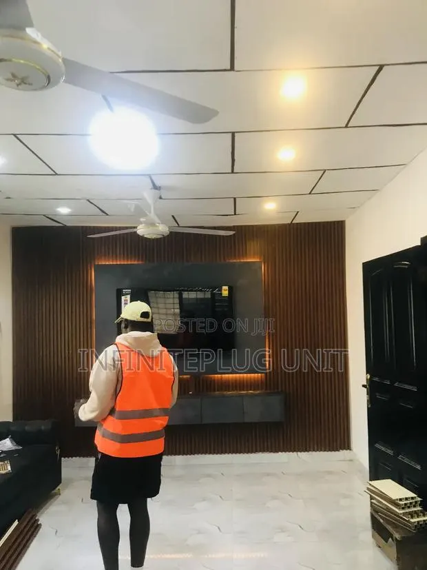 Ultra Modern Affordable Tv Unit and Panels Installation · Photo 1