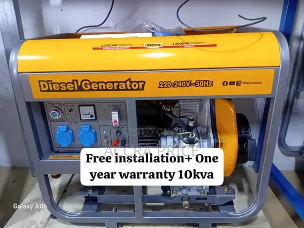 Energypower System Generator 10kva Diesel Ingco Genset · Photo 1