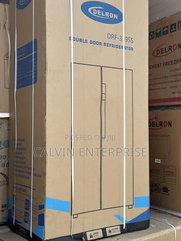 Delron Double Door Refrigerator DRF-339ss · Photo 1