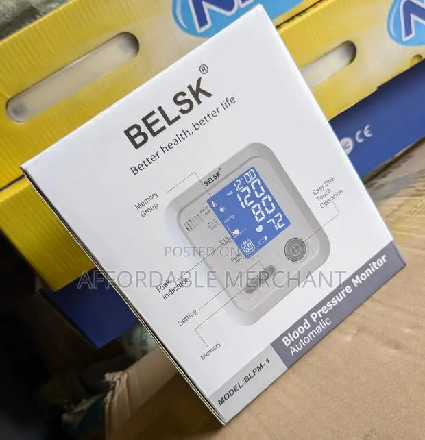 Blood Pressure Monitor Automatic Heartbeat Monitor Meter · Photo 1
