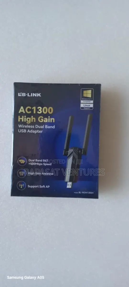 Lb-Link Ac1300 High Gain Wireless Dual Band Usb Adapter Wdn1300h · Photo 1