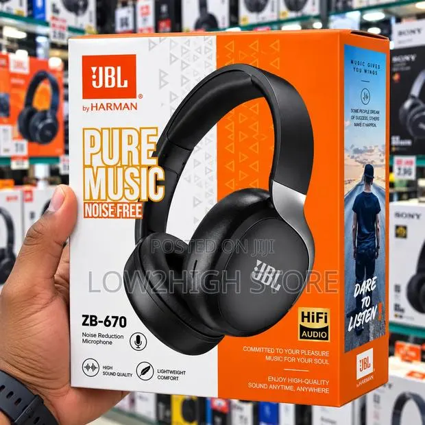 JBL ZB-670 Wireless Noise Reduction Headphones - Low2High · Photo 1