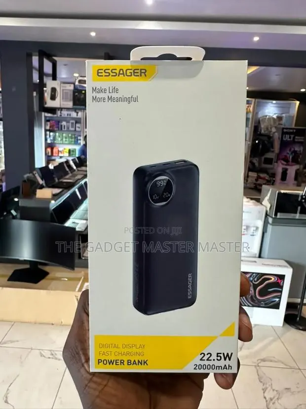 Essager ES-D016 20000mAh 22.5W Fast Charging Powerbank · Photo 1