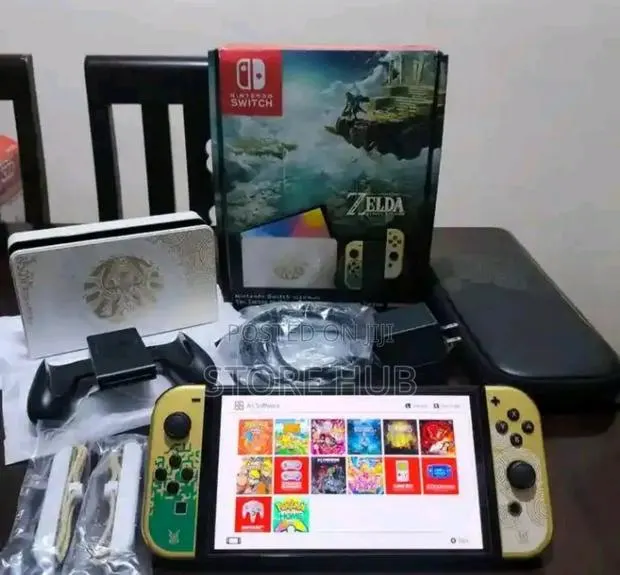 Nintendo Switch With Games · Photo 1