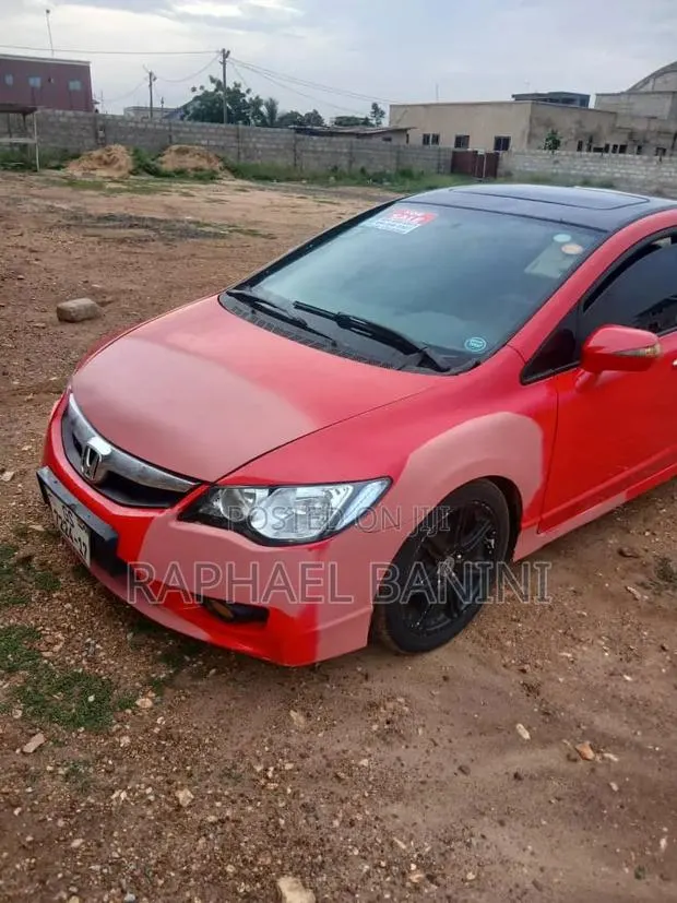 Honda Civic 2009 Red · Photo 1