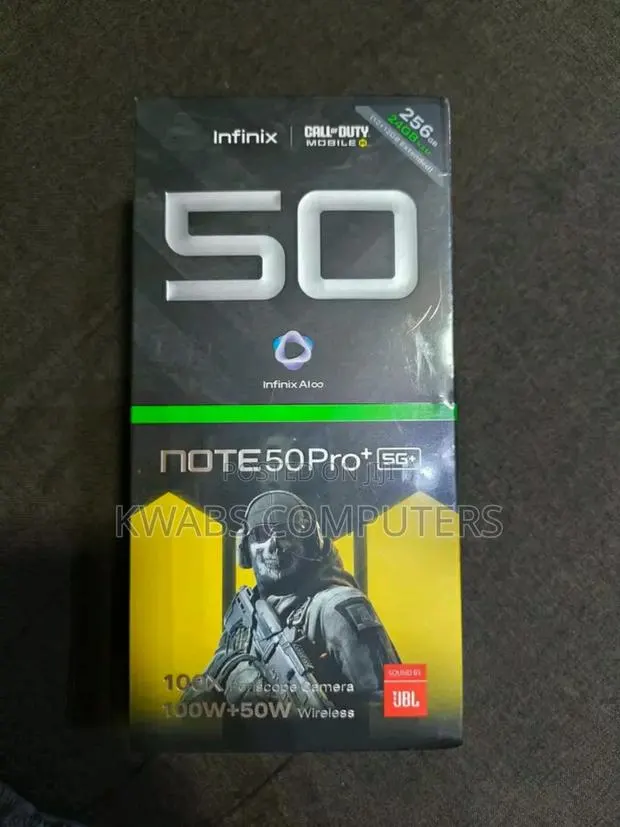 New Infinix Note 50 Pro+ 256 GB Black · Photo 1