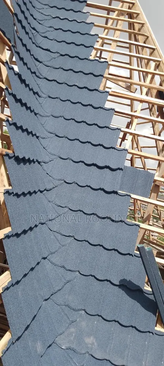 Active Blue Stone Coated Roofing Sheet · Photo 1