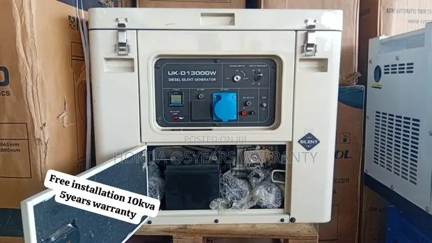 Original UK 10kVA Silent Diesel Generator – Heavy Duty 10kva · Photo 1