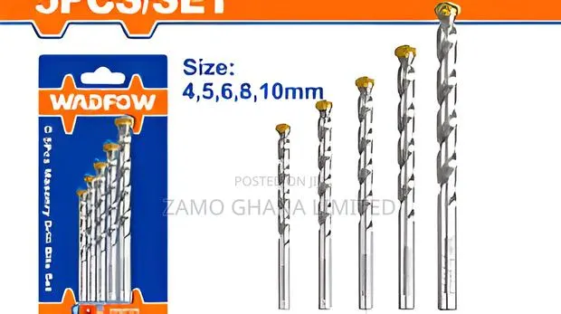 5 PCS Masonry Drill Bits Set # Wmj2k01 · Photo 1