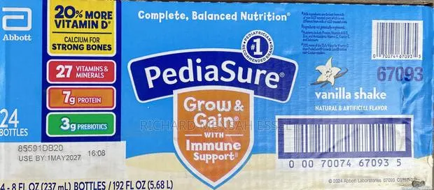 Pediasure Vanilla Flavored Shake for Kids - 24 X 237ml · Photo 1