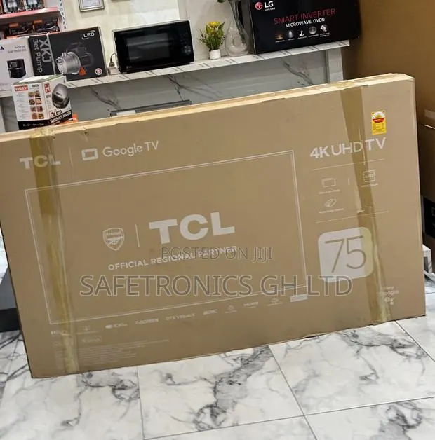 Crystal Smart Uhd Android Frameless TCL 75 Inch Tv · Photo 1