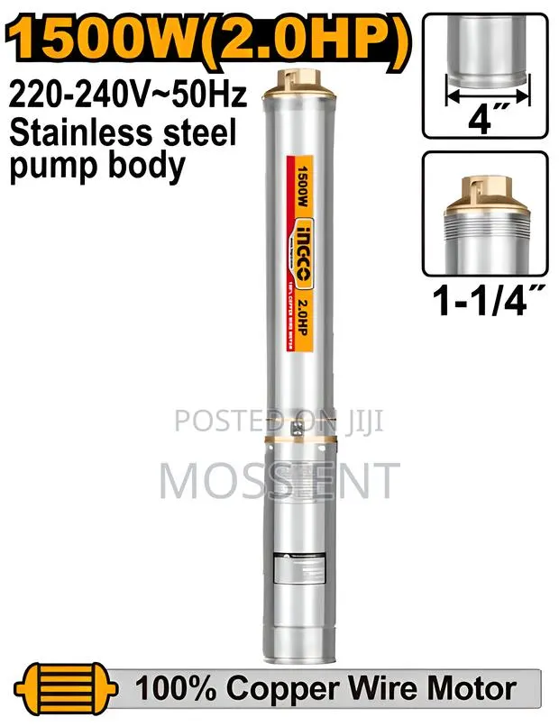Ingco Deep Well Pump 2hp - Dwp15001 · Photo 1