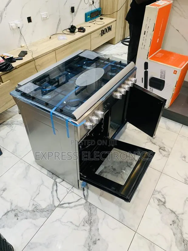 Highly Recommended Sliver Gas Cooker Oven 5burner 60/90 · Photo 1