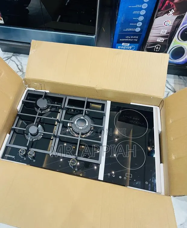 Super Classic Kenwood 90cm 3 Gas + 2 Electric Hob(Tempered Glass) · Photo 1