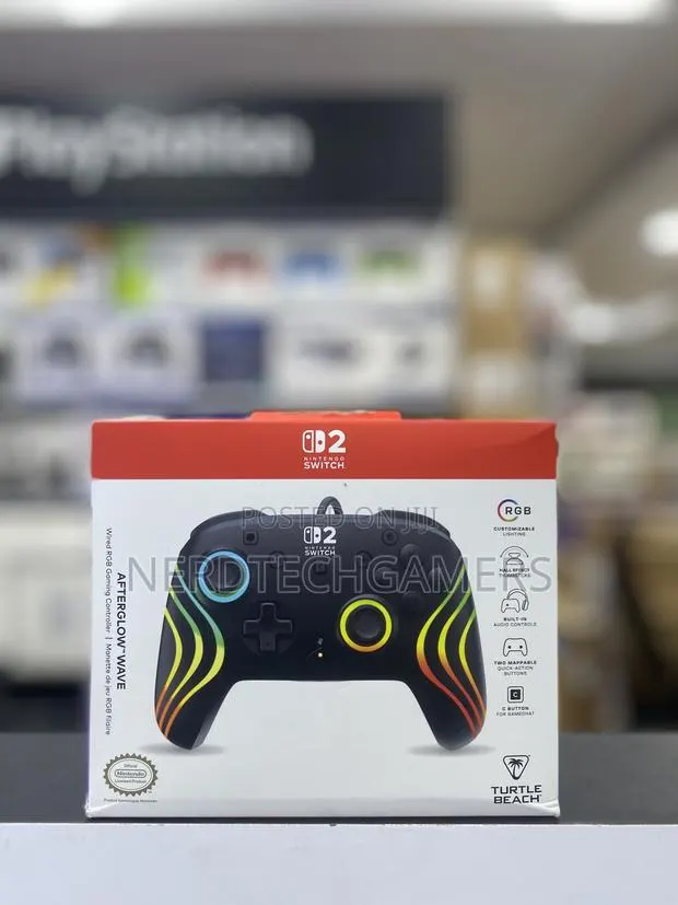 Nintendo Switch 2 After Glow Wave Wired RGW Controller · Photo 1