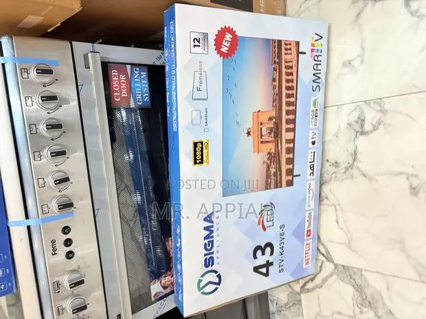 Sealed in Box Sigma 43 Inch FHD Smart Android Digital Frameless Tv. · Photo 1
