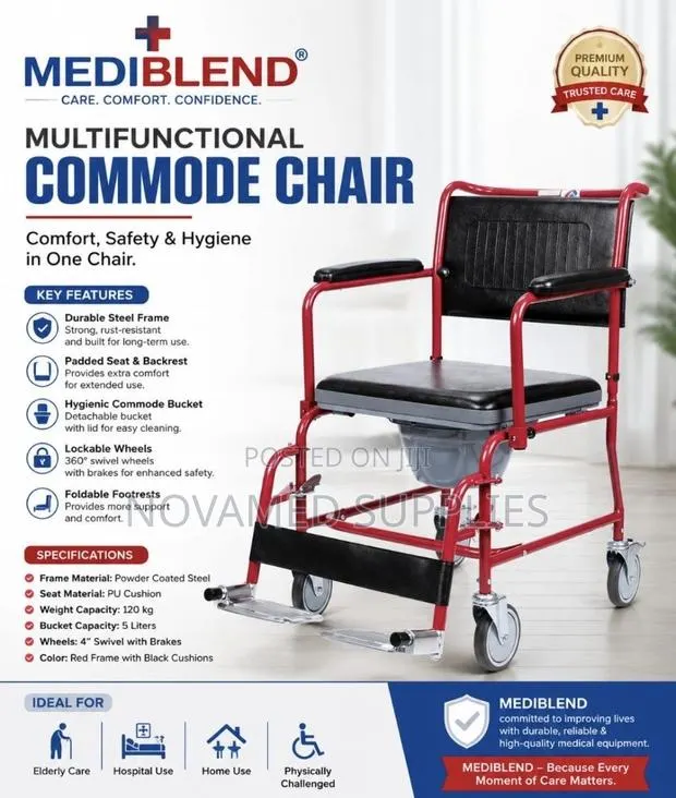 Commode Wheelchair · Photo 1