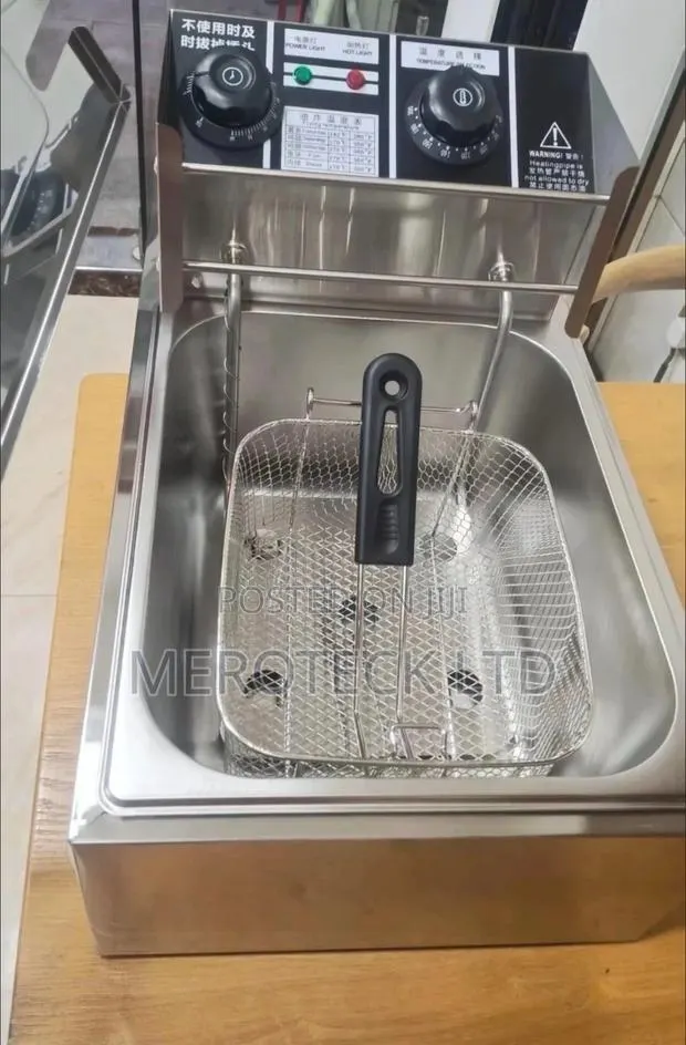10l Single Electric Deep Commercial Fryer With Timer · Photo 4