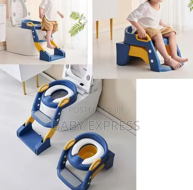 Adjustable 3-in-1 Toddler Potty Seat With Ladder Removable Bowl · Photo 1