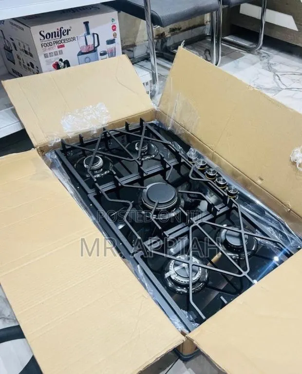 Shop Sleek Kenwood 90cm Tempered Glass Hob(4 Gas) · Photo 1