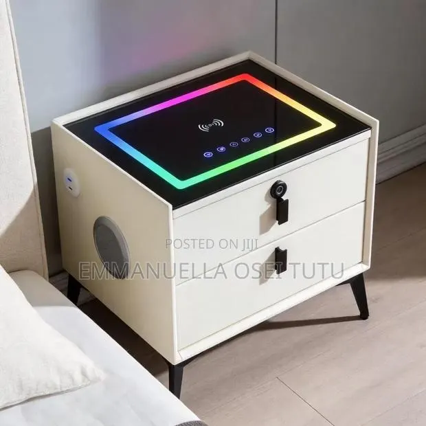 Smart Bedside Table With Bluetooth and Wireless Charging · Photo 1