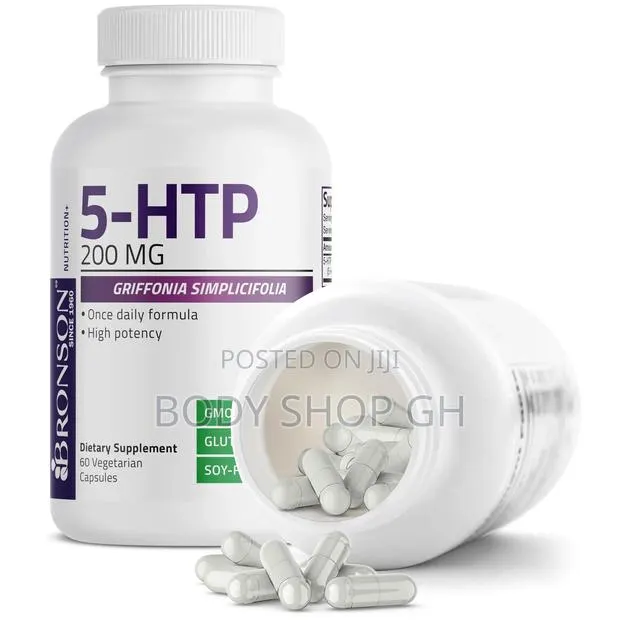 Bronson 5-HTP 200mg (5-Hydroxytryptophan) Griffonia Simplicifolia · Photo 1