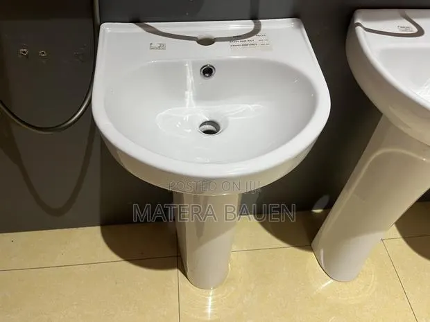 Modern Hand Wash Basin With Pedestal 4009 · Photo 1