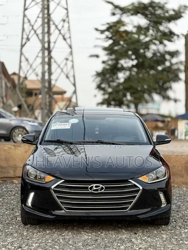 Hyundai Elantra 2017 Black · Photo 1