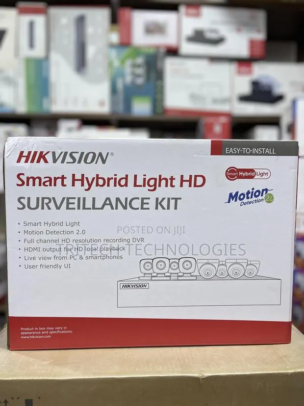 Hikvision 8ch Kit Full Color Smart Hybrid With Audio No HDD · Photo 1