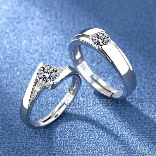 Adjustable Diamond Couple Wedding Ring · Photo 1