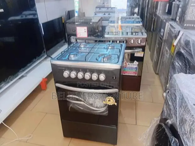 Volcano 4 Burners Gas Cooker – Powerful, Reliable Stylish Cooking · Photo 1