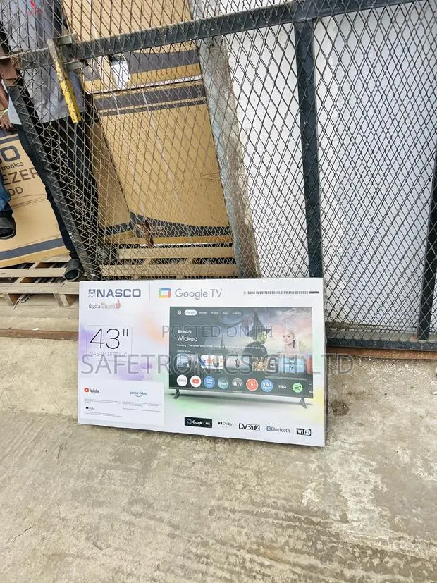 Secure Nasco 43 Inch Frameless Smart Android Google TV (NAS-B43FBFL-G) · Photo 1